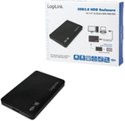 Zewnętrzna kieszeń LogiLink UA0256 dla 2.5'' HDD/SSD USB 3.0 (4052792038286) - obraz 2