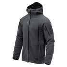 Кофта флисовая Helikon-Tex Patriot Jacket Hybrid Fleece Серая S\R - изображение 1