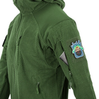 Кофта флисовая Helikon-Tex Alpha Hoodie Jacket Grid Fleece Olive XL - изображение 6