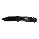 Нож складной "ELMAX". 207х37х16 мм, нержавеющее лезвие MASTERTOOL (hoz0011898) Черный - изображение 4