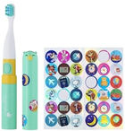 Електрична дорожня зубна щітка Brush-Baby Go KIDZ NIEBIESK Зелена - зображення 3