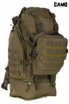 Рюкзак тактический CAMO OVERLOAD Olive 60л - изображение 6
