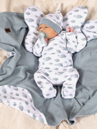 Półśpiochy niemowlęce Nicol 205023 56 cm Biały/Szary (5905601015086) - obraz 2