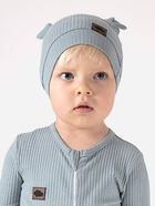 Niemowlęca czapka dla chłopca Nicol 205055 56 cm Szara (5905601015529) - obraz 3