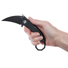 Нож складной керамбит Boker Plus HEL Karambit (длина 170 мм, лезвие 61 мм, черное), черный - изображение 4