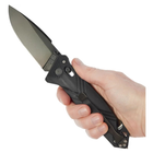 Нож складной TB Outdoor CAC Army Knife PA6 (длина 230 мм, лезвие 85 мм), черный - изображение 7