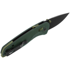 Нож складной SOG Aegis AT (длина: 207мм, лезвие: 79мм, черный), зеленый - изображение 4