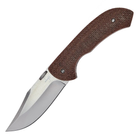 Нож складной Boker Plus Pocket Bowie (длина 158 мм, лезвие 68 мм), коричневый - изображение 1