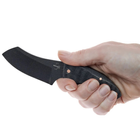 Нож фиксированный Boker Plus Rhino Black (длина 155 мм, лезвие 76 мм, черное), черный - изображение 5