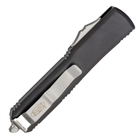 Нож автоматический Microtech Ultratech Bayonet Stonewash (длина: 213 мм, лезвие: 86 мм), черный - изображение 3