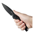 Нож складной Kershaw Iridium (длина: 200 мм, лезвие: 86 мм, черное), черный - изображение 5