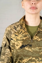 Жіноча тактична форма убакс та штани з наколінниками CoolMax ріп-стоп standart Піксель (635) , S - зображення 8