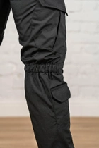 Женские военные брюки рип-стоп с карманами летние tactical Черные (669) , XL - изображение 5