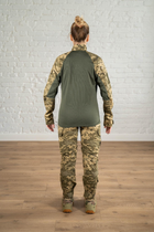 Женская военная форма убакс и штаны с наколенниками CoolMax рип-стоп standart Пиксель Олива (637) , 2XL - изображение 2