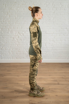Женская военная форма убакс и штаны с наколенниками CoolMax рип-стоп standart Пиксель Олива (637) , 2XL - изображение 3