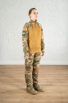 Армейская женская форма убакс и штаны с наколенниками CoolMax рип-стоп standart Мультикам Койот (633) , 2XL - изображение 4