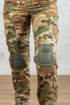 Военные женские брюки со вставными наколенниками рип-стоп Мультикам Олива (672) , 3XL - изображение 3