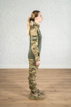 Жіноча військова форма убакс та штани з кишенями CoolMax ріп-стоп standart Піксель Олива (625) , L - зображення 3