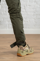 Женские военные брюки со вставными наколенниками рип-стоп Олива (675) , S - изображение 5