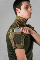 Армейский убакс с коротким рукавом рип-стоп CoolMax Мультикам Хаки (519) , 3XL - изображение 5