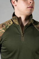 Армійський убакс з коротким рукавом ріп-стоп CoolMax Мультикам Хакі (519) , 3XL - зображення 6