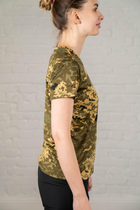 Жіноча армійска футболка CoolMax камуфльована Піксель (664) , XL - зображення 3