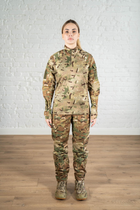 Тактическая женская форма убакс и штаны с карманами рип-стоп CoolMax standart Мультикам (620) , S - изображение 1
