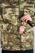 Куртка тактическая Горка с капюшоном рип-стоп tactical Мультикам (607) , 2XL - изображение 6