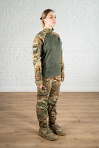 Военная женская форма убакс и штаны с карманами рип-стоп CoolMax standart Мультикам Олива (622) , L - изображение 4