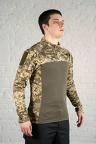 Військовий убакс з довгим рукавом CoolMax tactical Піксель Олива (604) , 2XL - зображення 3