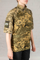 Женская тактическая форма убакс короткий рукав и штаны с карманами рип-стоп CoolMax standart Пиксель (629) , 3XL - изображение 7