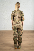 Тактическая женская форма убакс короткий рукав и штаны с карманами рип-стоп CoolMax standart Мультикам (626) , 2XL - изображение 2