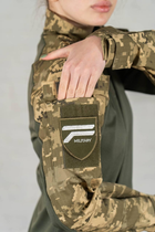 Женская военная форма убакс и штаны с наколенниками CoolMax рип-стоп standart Пиксель Олива (637) , 3XL - изображение 10