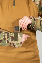 Армейский женский убакс с длинным рукавом рип-стоп CoolMax tactical Мультикам Койот (643) , M - изображение 5