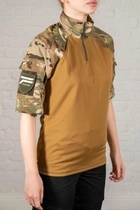 Армейская женская форма убакс короткий рукав и штаны с карманами CoolMax рип-стоп standart Мультикам Койот (627) , M - изображение 7