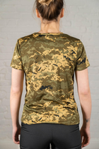 Женская армейская футболка CoolMax камуфлированная Пиксель (664) , 3XL - изображение 2