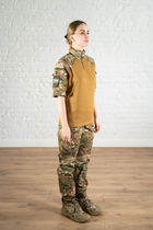 Армейская женская форма убакс короткий рукав и штаны с карманами CoolMax рип-стоп standart Мультикам Койот (627) , S - изображение 4
