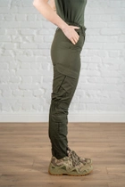 Жіночі армійські штани ріп-стоп з кишенями літні tactical Олива (668) , S - зображення 9