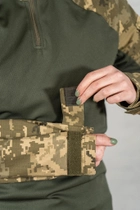 Женский военный убакс с длинным рукавом CoolMax рип-стоп tactical Пиксель Олива (647) , 3XL - изображение 5
