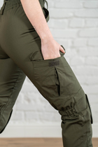 Женские военные брюки со вставными наколенниками рип-стоп Олива (675) , M - изображение 9
