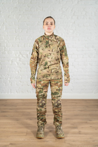 Тактическая женская форма убакс и штаны с наколенниками рип-стоп CoolMax standart Мультикам (632) , S - изображение 1