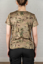 Жіноча тактична футболка CoolMax камуфльована tactical Мультикам (663) , L - зображення 3