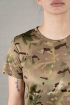 Женская тактическая футболка CoolMax камуфлированная tactical Мультикам (663) , XL - изображение 4