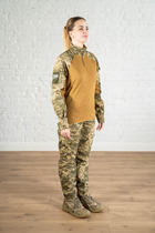 Жіноча армійська форма убакс та штани з кишенями ріп-стоп CoolMax standart Піксель Койот (624) , 2XL - зображення 4