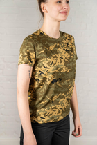 Женская армейская футболка CoolMax камуфлированная Пиксель (664) , L - изображение 5