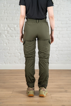 Жіночі військові штани зі вставними наколінниками ріп-стоп Олива (675) , 2XL - зображення 3