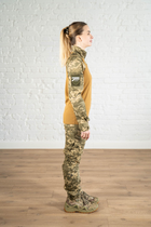 Женская армейская форма убакс и штаны с карманами рип-стоп CoolMax standart Пиксель Койот (624) , L - изображение 3