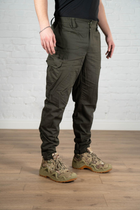 Армійські штани саржа дихаючі з 4 кишенями standart Олива (550) , S - зображення 2
