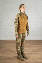 Жіноча армійська форма убакс та штани з наколінниками ріп-стоп CoolMax standart Піксель Койот (636) , S - зображення 4