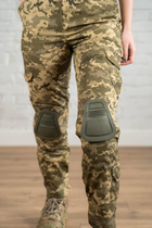Женская военная форма убакс и штаны с наколенниками CoolMax рип-стоп standart Пиксель Олива (637) , M - изображение 5